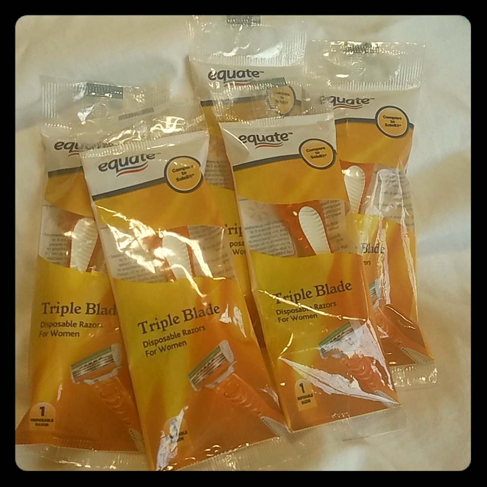 Set if 5 NEW Triple Blade Razor for Women NEW individual packages